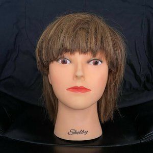 Shelby Mannequin Head Short Hair: Good for Barber Practice